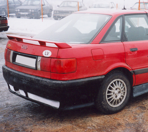 Rear spoiler add - on